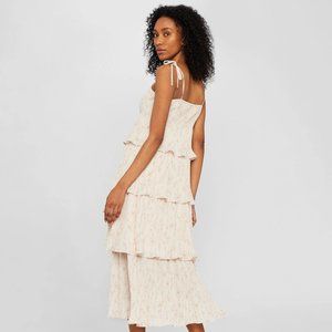 Blush Pink Pleated Tiers Occasion Dress Club Monaco